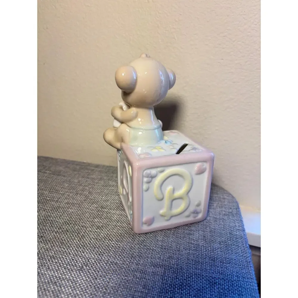 Enesco Precious Moments Collectors Baby Bear Piggy bank